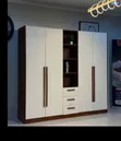 Modern Wardrobe - Wood-Mode, White, 4 Doors - 1