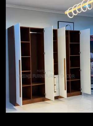 Modern Wardrobe - Wood-Mode, White, 4 Doors