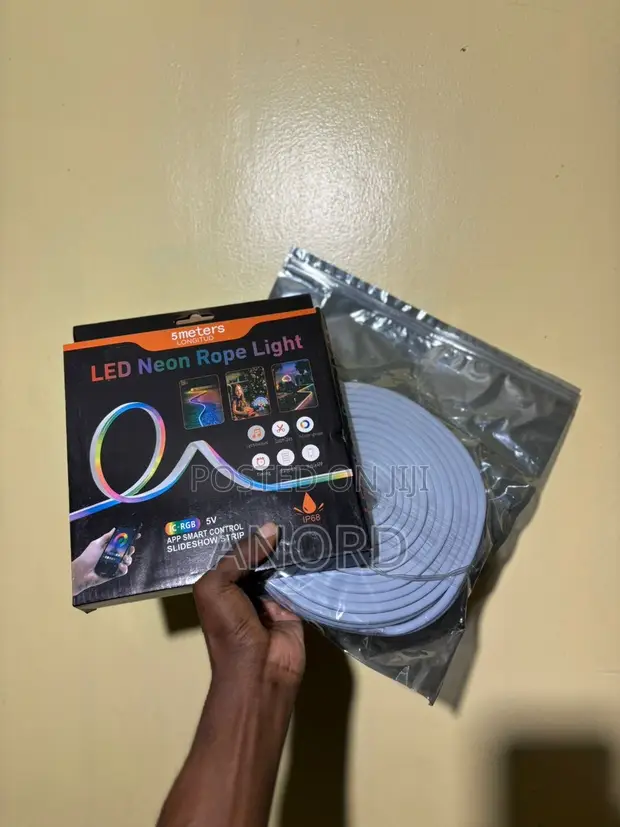 LED Neon Rope Light 5m RGB - App na Remote Control - 1