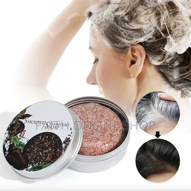 Shouwu Shampoo Soap for Black Hair - 1