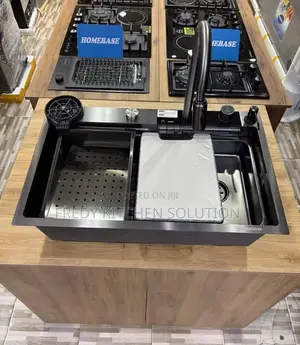 Homebase Multifunctional Kitchen Sink with Cup Washer