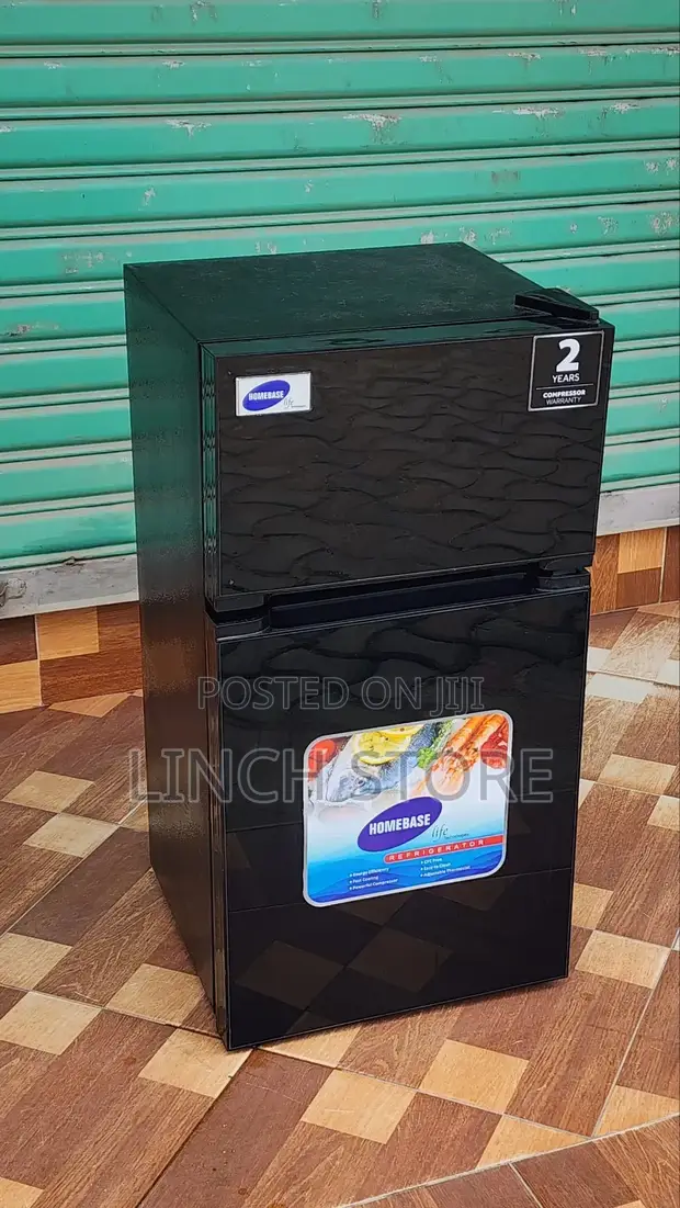 Home Basics Mini Fridge 100L Double Door - 1
