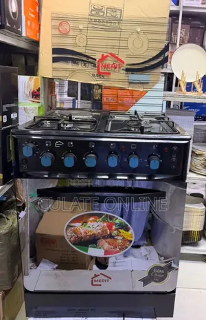 Merit 4-Plate Stove with Oven