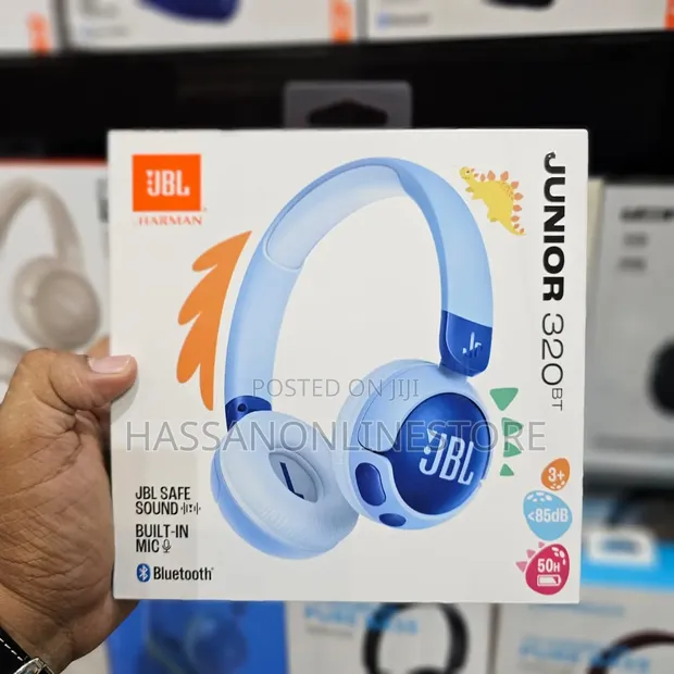 JBL Junior 320BT Kids Bluetooth On-Ear Headphones - 1