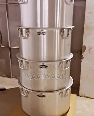 Stainless Steel Pot Set (75-110 Liters)