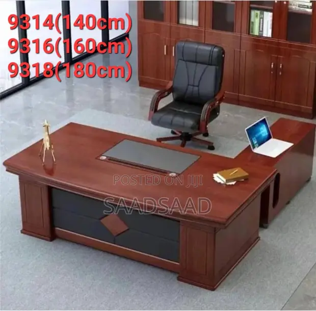L-Shape Office Table - 160cm - 1