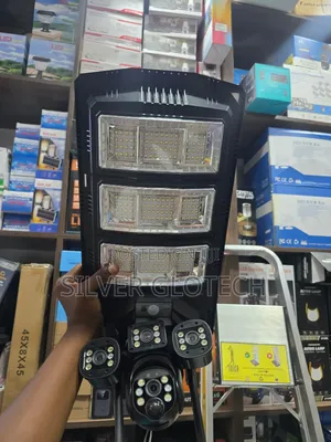 Street Light with 3 CCTV Cameras