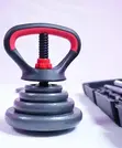 58kg Chrome Barbell & Dumbbell Set - 2
