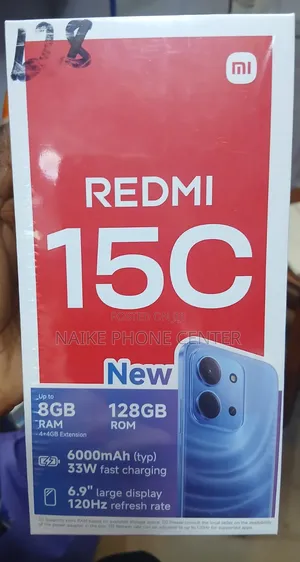 New Xiaomi Redmi 15C 4G 128GB Black