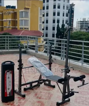 Bodygym Bench Press & 50kg Dumbbell Set