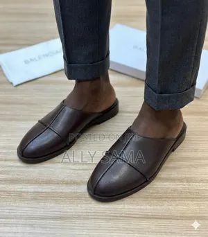 Ferragamo Loafers - Men's Black Leather Shoes
