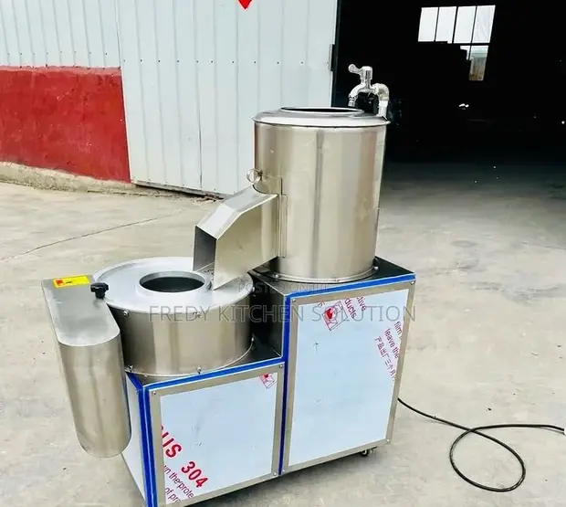 Commercial Potato Washing, Peeling & Cutting Machine - 1