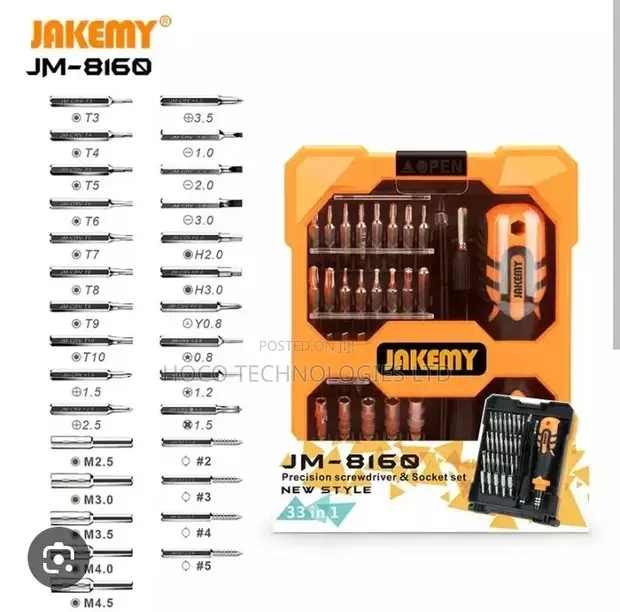 Jakemy JM-8160 33-in-1 Multi-Function Tool Set - 1