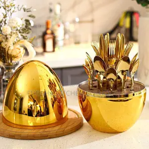 Royalty Brand Cutlery Set - Gold