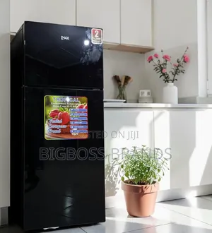 Pmax 185L Fridge - Model Pmax-165 Black Glass