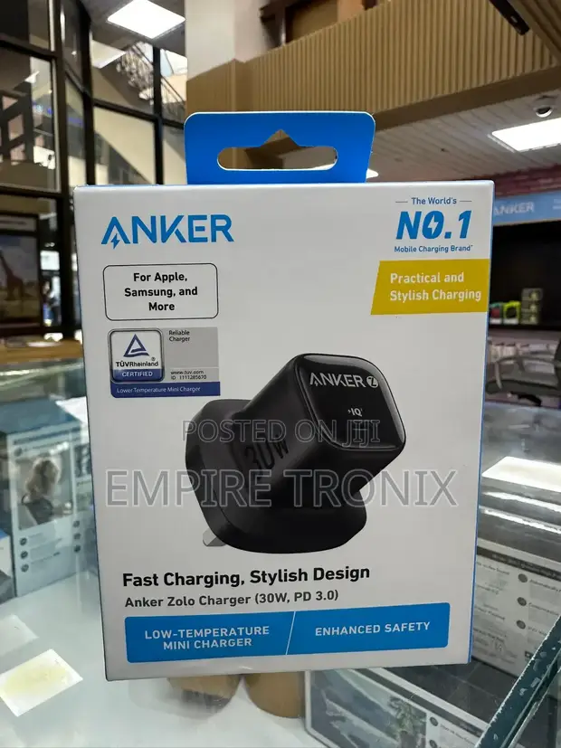 Anker Zolo 30W Compact USB-C GaN Charger - 1