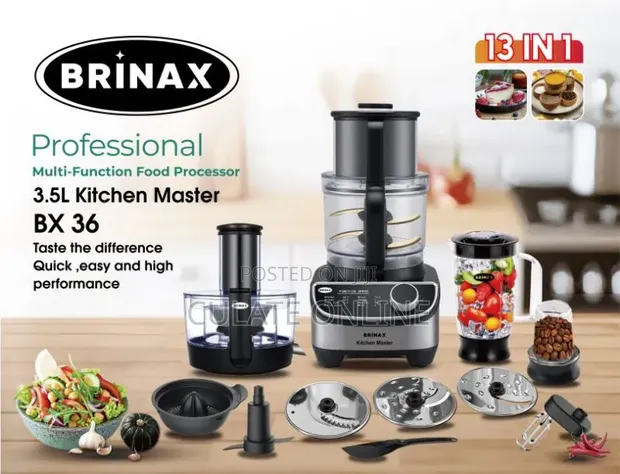 Brinax 13-in-1 Multifunction Food Processor - 1