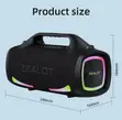 Zealot S79 100W Bluetooth Speaker Outdoor Subwoofer - 4