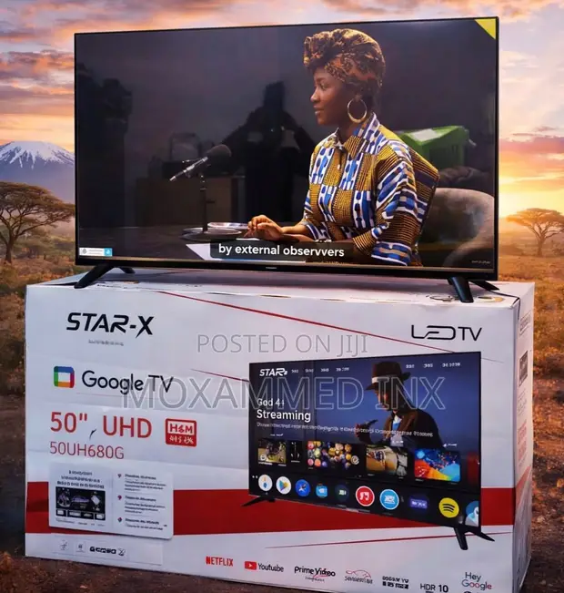Star-X 50-Inch UHD LED Google TV Frameless - 1