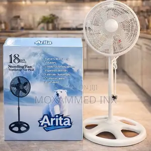 Arita 18-Inch Standing Fan with 5 Blades