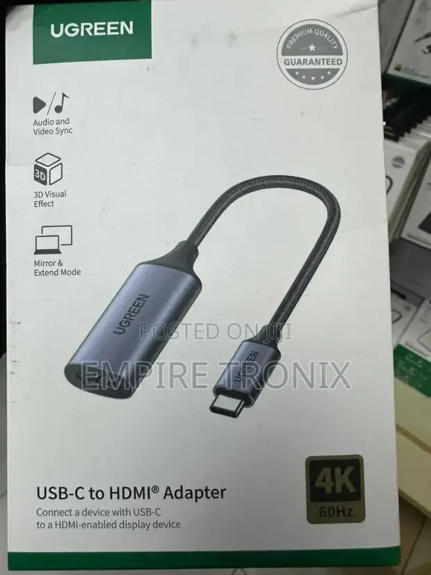 Ugreen USB-C kwenda HDMI Adapter 2.0, 4K - 1
