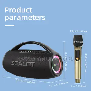 Zealot S97m 80W Outdoor RGB Bluetooth Speaker with Microphone