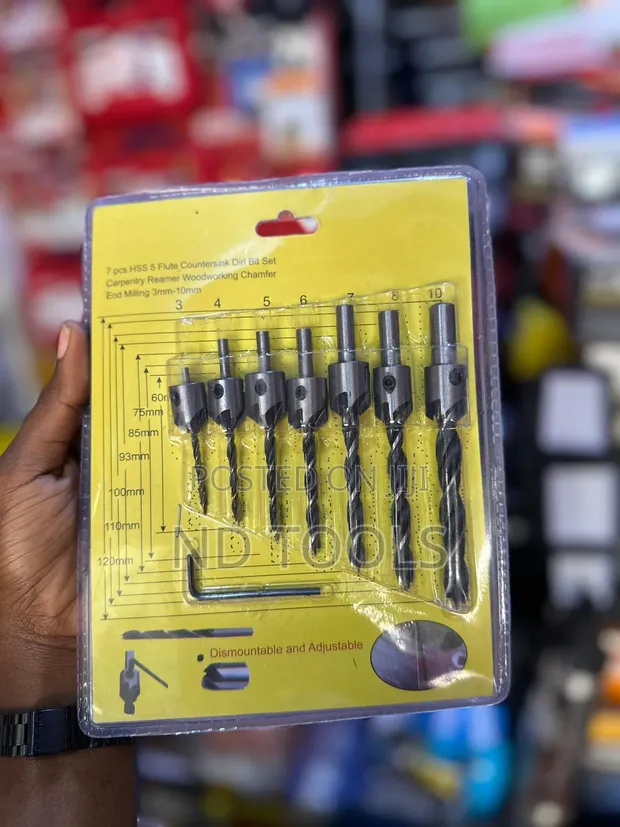 HSS Step Drill Bit Set 7pcs - 1