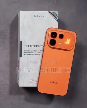 New Infinix Note 60 Pro 256GB Orange