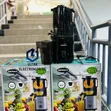 Brinax 800W Hand-Free Slow Juicer with Ice Cream Filter - 1