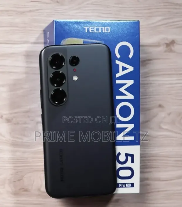 New Tecno Camon 50 Pro 256GB Black - 1