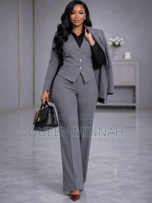 3 Piece Suit Dress - Pure Cotton - 1