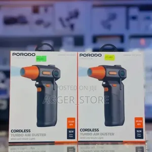Porodo Lifestyle Cordless Turbo Air Duster with LED Light