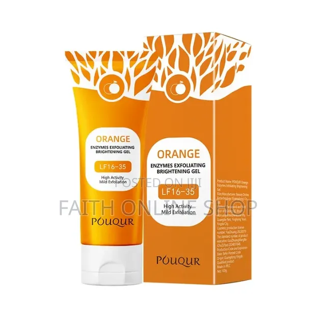 Pouqur Orange Enzymes Exfoliating Brightening Gel 100ml - 1