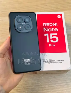 New Xiaomi Redmi Note 15 Pro 256GB Black