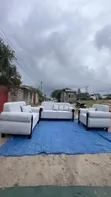 Sofa Set 2-2-1 - Fabric, Gray - 1
