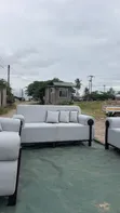 Sofa Set 2-2-1 - Fabric, Gray - 2