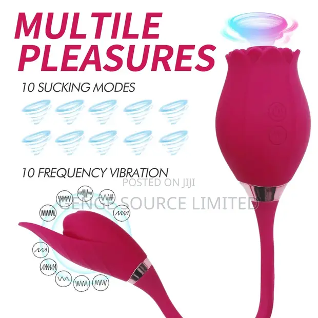 Air Pleasure Rose Clitoral Stimulator - 1