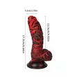 Dildo la Joka la Rangi - 17.5cm - 4