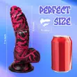 Dildo la Joka la Rangi - 17.5cm - 5