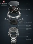 Naviforce Luxury Stainless Steel Watch - Good Condition - 2
