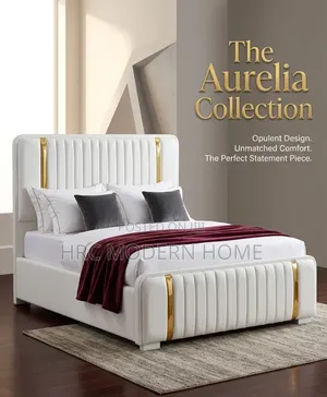 Modern Velvet Bed (The Aurelia Collection)