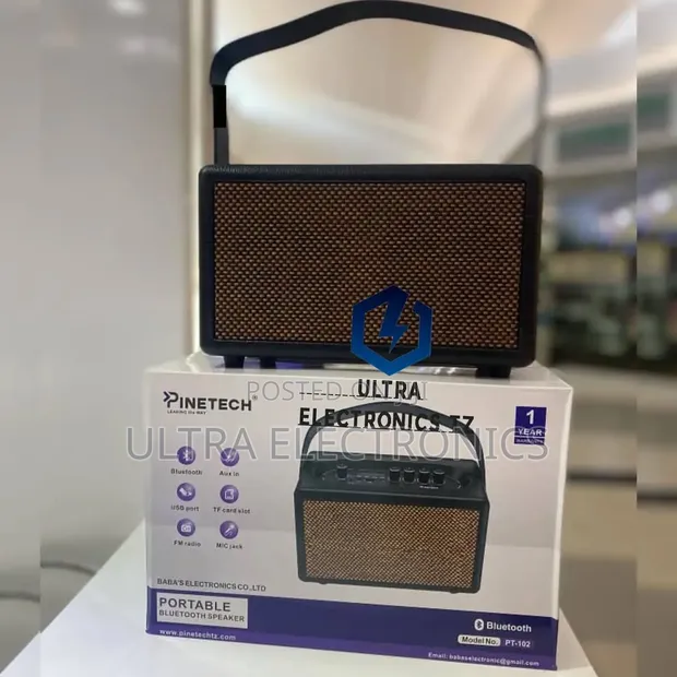 Pinetech Portable Rechargeable Speaker with Mic Port - 1