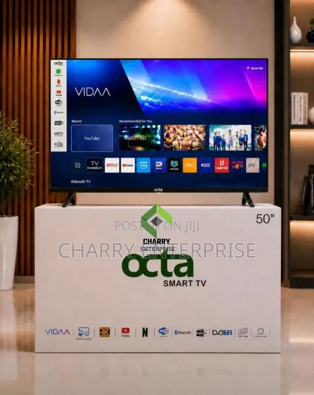 Octa 50-inch Smart Frameless TV with Vidaa OS & Bluetooth - 1
