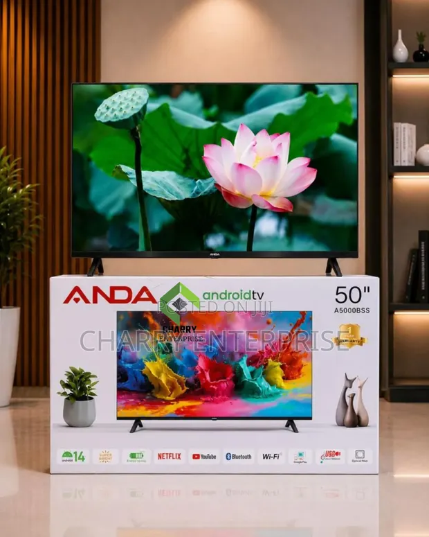 Anda Android Smart TV 50 Inch with Bluetooth, WiFi - 1