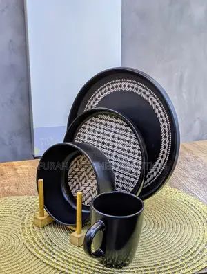 Classic 16-Piece Dinner Set - Black