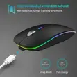 Rechargeable Wireless Mouse (HP, Lenovo, Logitech Compatible) - 2