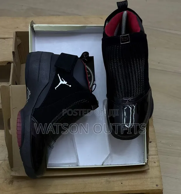 Men's Air Jordan 19 Leather Sneakers - 1