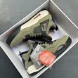Men's Air Jordan 4 Leather Sneakers - Brand New - 4