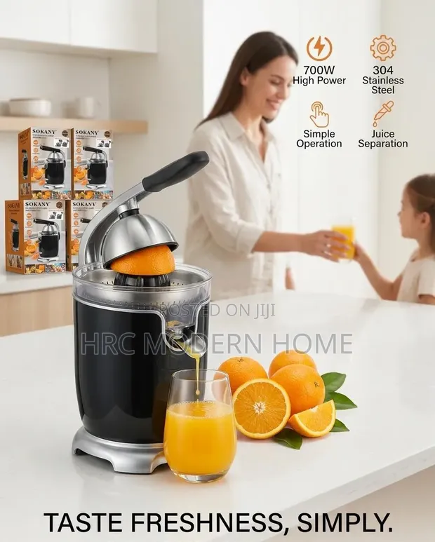 Sokany Electric Citrus Juicer (SK-01019) - 700W - 1