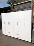 Woodstock Six-Door Wardrobe - White - 1